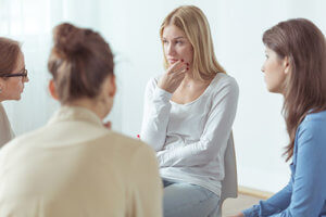 a group of women discuss attending the willows at red oak instead of a women's addiction treatment center in buckhead ga